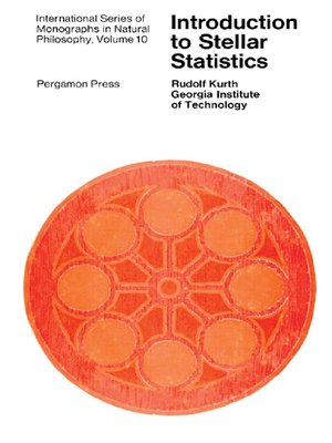 cover image of Introduction to Stellar Statistics